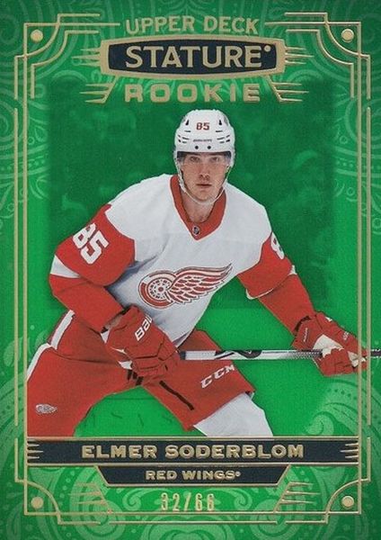 insert RC karta ELMER SODERBLOM 22-23 Stature Rookie Photo Variation Green /66